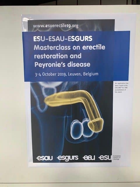 ESU-ESAU-ESGURS Masterclass on erectile restoration and Peyronie's disease